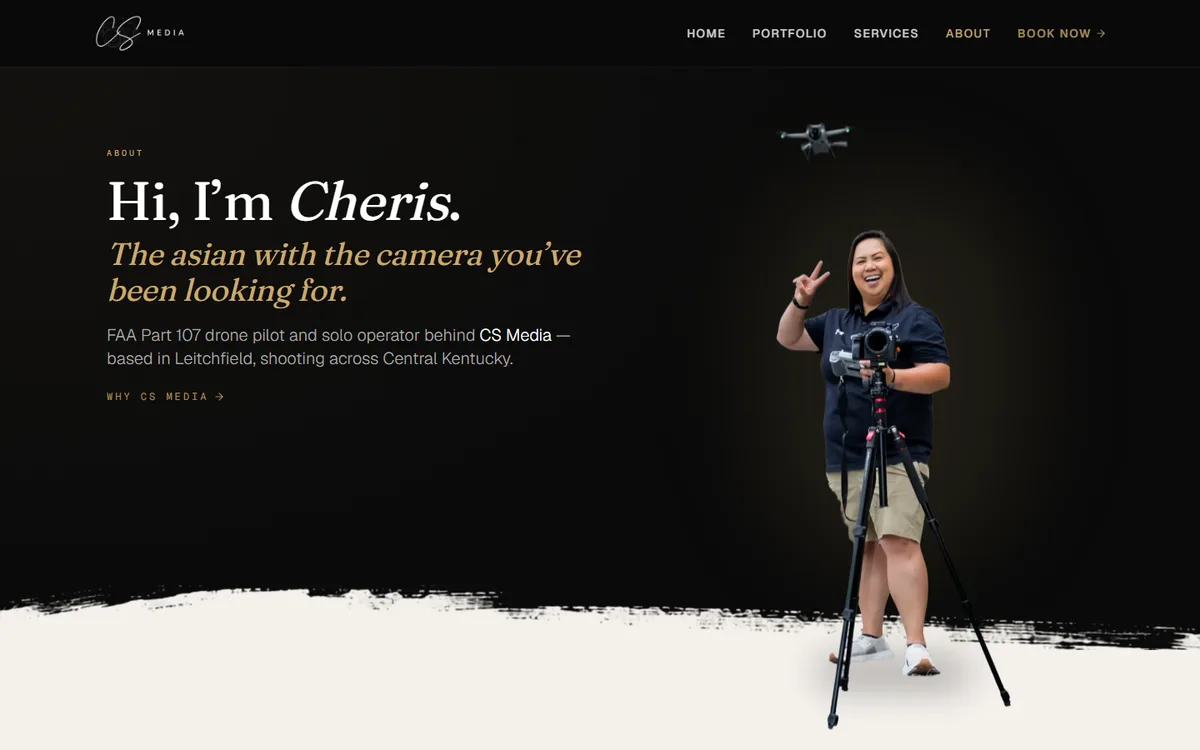 CS Media website screenshot 5