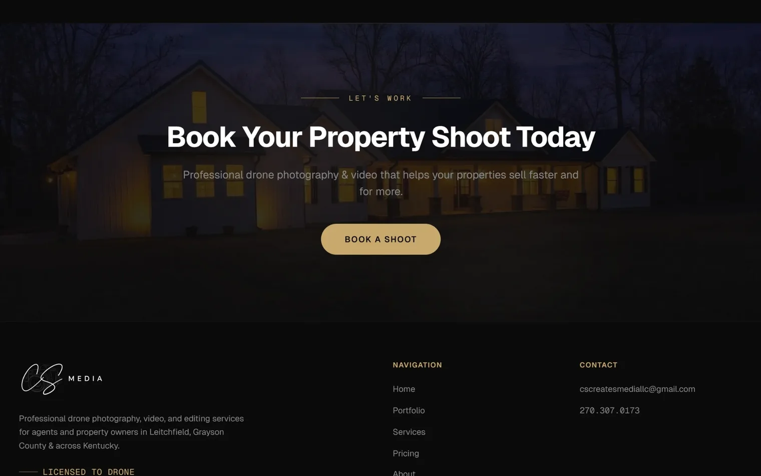 CS Media website screenshot 7