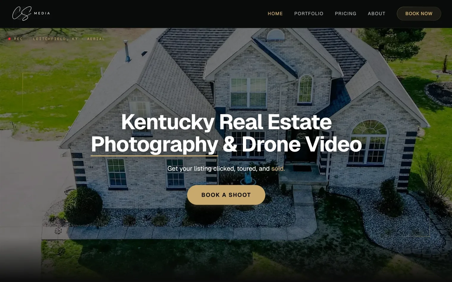 CS Media website screenshot 1